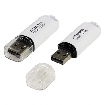Купити Флеш-накопичувач USB 2.0 ADATA C906 32Gb White