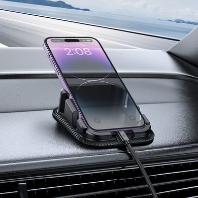 Купити Тримач для мобільного HOCO H39 Cheetah dashboard car holder Black