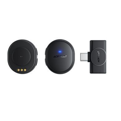 Купити Бездротова мікрофонна система ACEFAST R3 dual-mic (Type-C) Black