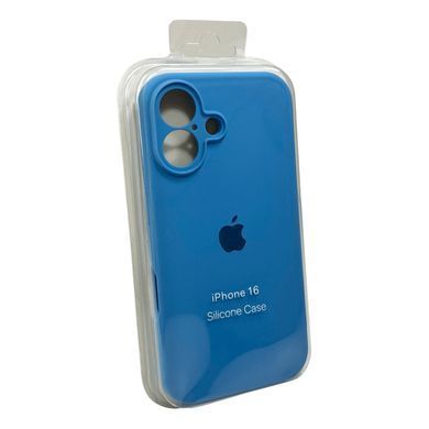 Купити Чохол для смартфона Silicone Full Case AA Camera Protect for Apple iPhone 16 49,Cornflower