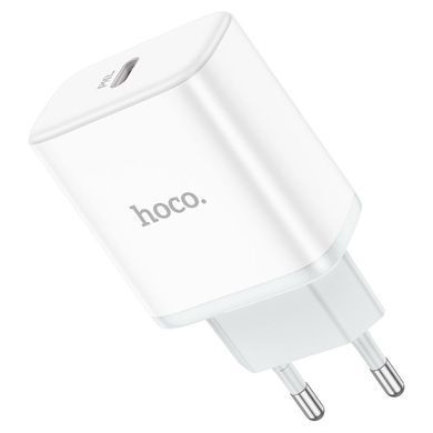Купити Сетевой зарядное устройство HOCO C104A Stage single port PD20W charger White
