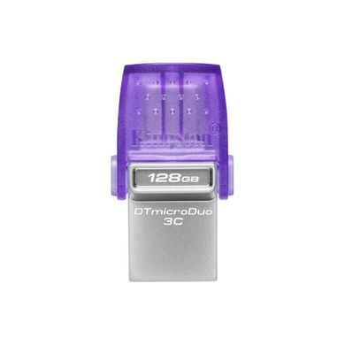 Купити Флеш-накопитель Kingston USB 3.2 DT microDuo 3C 128GB (Type-AType-C) (200Mbs)