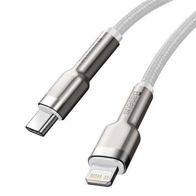 Купити Кабель Baseus Cafule Series Metal Data Cable Type-C to iP PD 20W 2m White