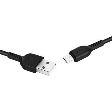 Купити Кабель HOCO X20 USB to Type-C 3A, 2m, PVC, TPE разъемы, Черный
