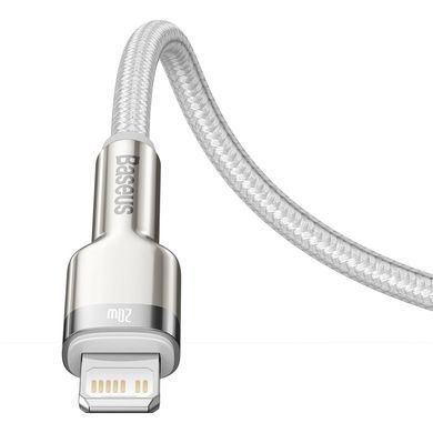 Купити Кабель Baseus Cafule Series Metal Data Cable Type-C to iP PD 20W 2m White