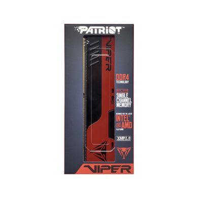 Купити Оперативна пам'ять Patriot DDR4 Viper Elite II 8GB 2666 MHz CL16 DIMM Black/Red