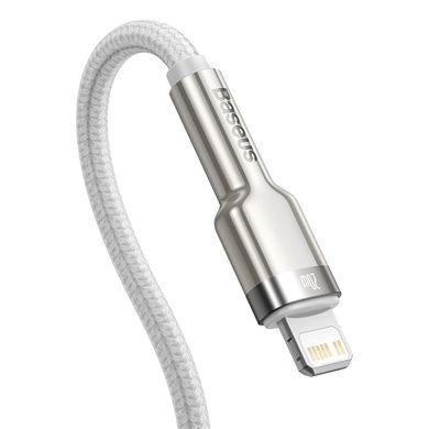 Купити Кабель Baseus Cafule Series Metal Data Cable Type-C to iP PD 20W 2m White