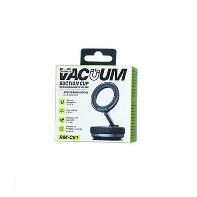 Купити Автотримач для телефона REMAX Multi functional vacuum suction cup rotatable magnetic holder RM-C51 Black