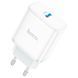 Сетевой зарядное устройство HOCO C104A Stage single port PD20W charger White