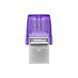 Флеш-накопитель Kingston USB 3.2 DT microDuo 3C 128GB (Type-AType-C) (200Mbs)