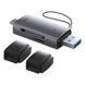 Кардрідер Baseus Lite Series USB-A & Type-C to SD/TF Card Reader Grey