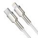 Кабель Baseus Cafule Series Metal Data Cable Type-C to iP PD 20W 2m White