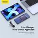 Кардрідер Baseus Lite Series USB-A & Type-C to SD/TF Card Reader Grey