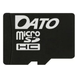 Карта памяти DATO microSDHC 4GB Class 4 W-10MB/s R-45MB/s Без адаптера