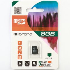 Купити Карта памяти Mibrand 8GB Class 4