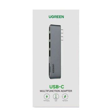 Купити USB-хаб UGREEN Dual USB-C To HDMI+3*USB 3.0 A+Type C Female Converter