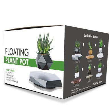 Купити Магнитный левитирующий горшок для растений HCNT Magnetic Levitating Pot