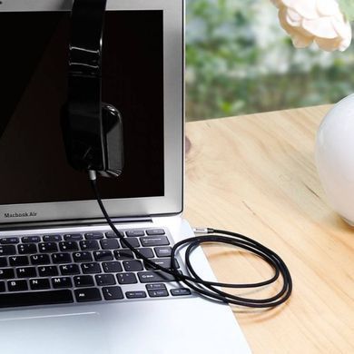 Купити Аудио-кабель Baseus Yiven Audio Cable M30 1M Silver+Black