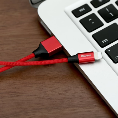 Купити Кабель Baseus Yiven Lightning USB 2A 1,2m Red