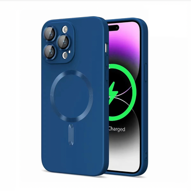 Купити Чехол с MagSafe Cosmic Apple iPhone 15 Navy Blue