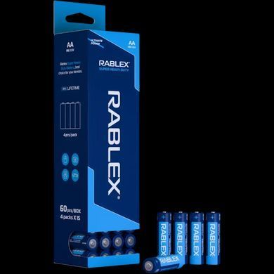 Купити Батарейка Rablex R6/AA Super Heavy Duty (4шт)