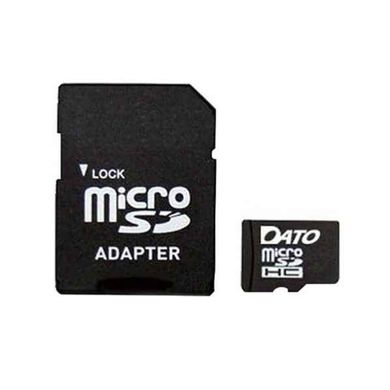 Купити Карта памяти DATO microSDHC 4GB Class 4 +SD-адаптер