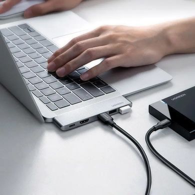 Купити USB-хаб UGREEN Dual USB-C To HDMI+3*USB 3.0 A+Type C Female Converter