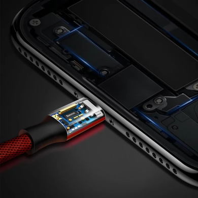 Купити Кабель Baseus Yiven Lightning USB 2A 1,2m Red