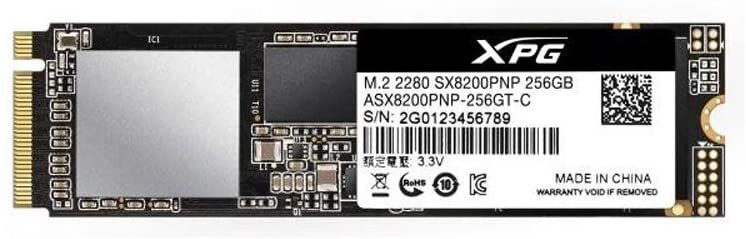 Купити Накопичувач SSD A-DATA XPG SX8200 Pro 256GB M.2 2280 PCI Express 3.0x4 3D NAND TLC
