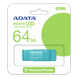 Флеш-накопичувач A-DATA UC310 USB 3.2 Gen 1 (USB 3.0) 64GB Green
