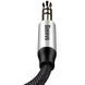 Аудио-кабель Baseus Yiven Audio Cable M30 1M Silver+Black