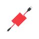Кабель Hoco X21 microUSB USB 2A 1m Black-Red
