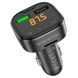 АЗП с FM-модулятором BOROFONE BC43 Flash QC3.0 car BT FM transmitter 18W Black