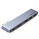 USB-хаб UGREEN Dual USB-C To HDMI+3*USB 3.0 A+Type C Female Converter