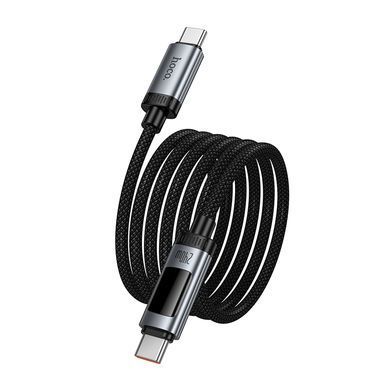 Купити Кабель HOCO U148 Lord 100W digital display charging data cable Type-C Black