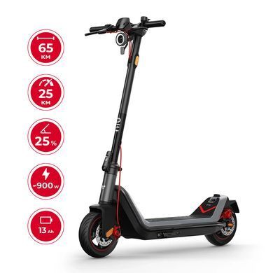 Купити Електросамокат NIU KQi3 MAX Space Gray 9,5", 450(900)W, 13Ah, 65km, 25km/h, 25%, App, 21 kg