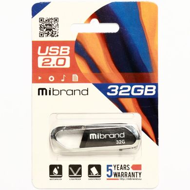 Купити Флеш-накопичувач Mibrand USB2.0 Aligator 32GB Black