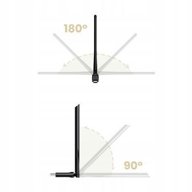 Купити WI-FI-адаптер UGREEN CM496 AC650 High-Gain Dual Band Wireless USB Adapter(UGR-90339)