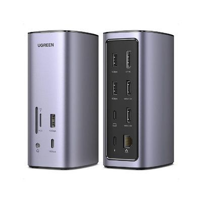 Купити USB-хаб Ugreen CM555 USB-C Multifunctional Docking Station(13-in-1)