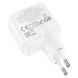 Сетевое зарядное устройство Hoco C111A charger set(C to iP) White