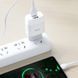 Сет сетевой зарядный устройство HOCO C73A Glorious dual port charger set(Type-C) 12W White