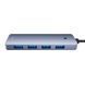 USB-хаб Baseus UltraJoy Series 4-Port HUB Lite 50cm Space Grey（USBA to USB3.0*4+Type-C5V）