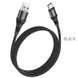 Кабель HOCO X50 USB to Type-C 3A, 1m, нейлон, алюминиевые коннекторы, Черный