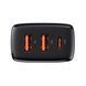 Мережевий зарядний пристрій Baseus Compact Quick Charger 2U+C 30W EU Black