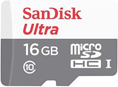 Купити Карта пам'яті SanDisk microSDHC Ultra 16GB Class 10 UHS-I R-80MB/s