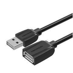 Купити Кабель-подовжувач Vention VAS-A44-B050 USB USB 0,5m Black