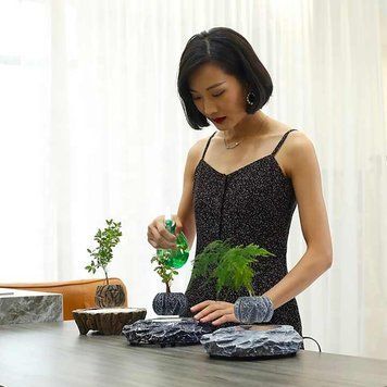 Купити Магнитный левитирующий горшок для растений HCNT Magnetic Levitating Pot
