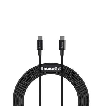 Купити Кабель Baseus Superior Series Fast Charging Data Cable Type-C to Type-C 100W 1m Black
