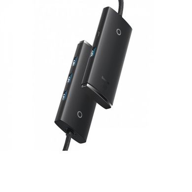 Купити USB-хаб Baseus Lite Series 4-Port Black