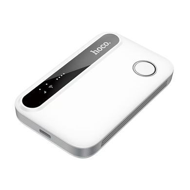Купити Мобильный роутер HOCO HI41 Mobile portable WiFi (Europe Asia and Africa) White